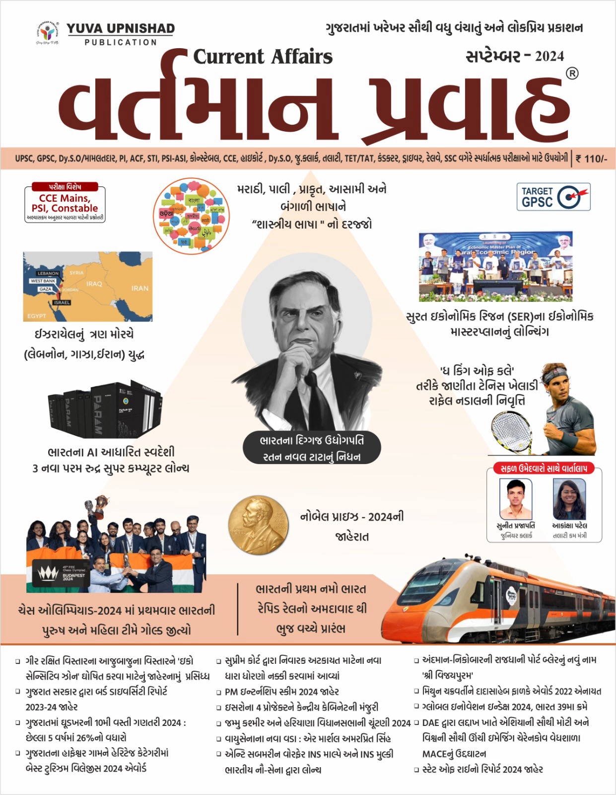 Yuva Upnishad Vartman Pravah  September 2024 | Yuva Upnishad Current Affairs September 2024