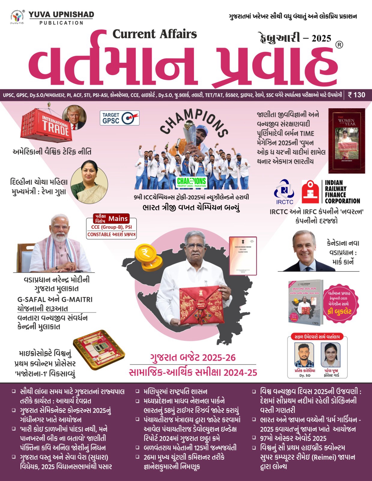 Yuva Upnishad Vartman Pravah  February 2025 | Yuva Upnishad Current Affairs February 2025